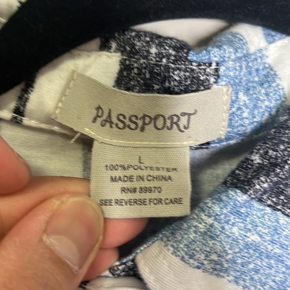 PASSPORT BUTTON DOWN DRESS - Picture 3 of 3